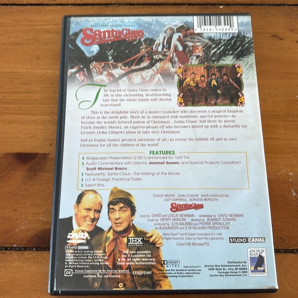 Pre-Owned Santa Claus: The Movie DVD 0013131132892 directed by Jeannot Szwarc - Picture 2 of 3